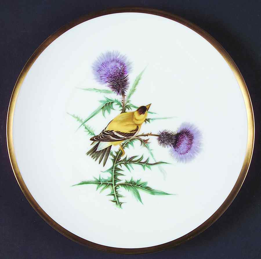 Audubon Bird Salad Plate by Hutschenreuther-1