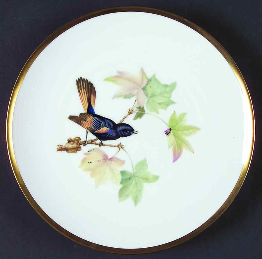 Audubon Bird Salad Plate by Hutschenreuther-1