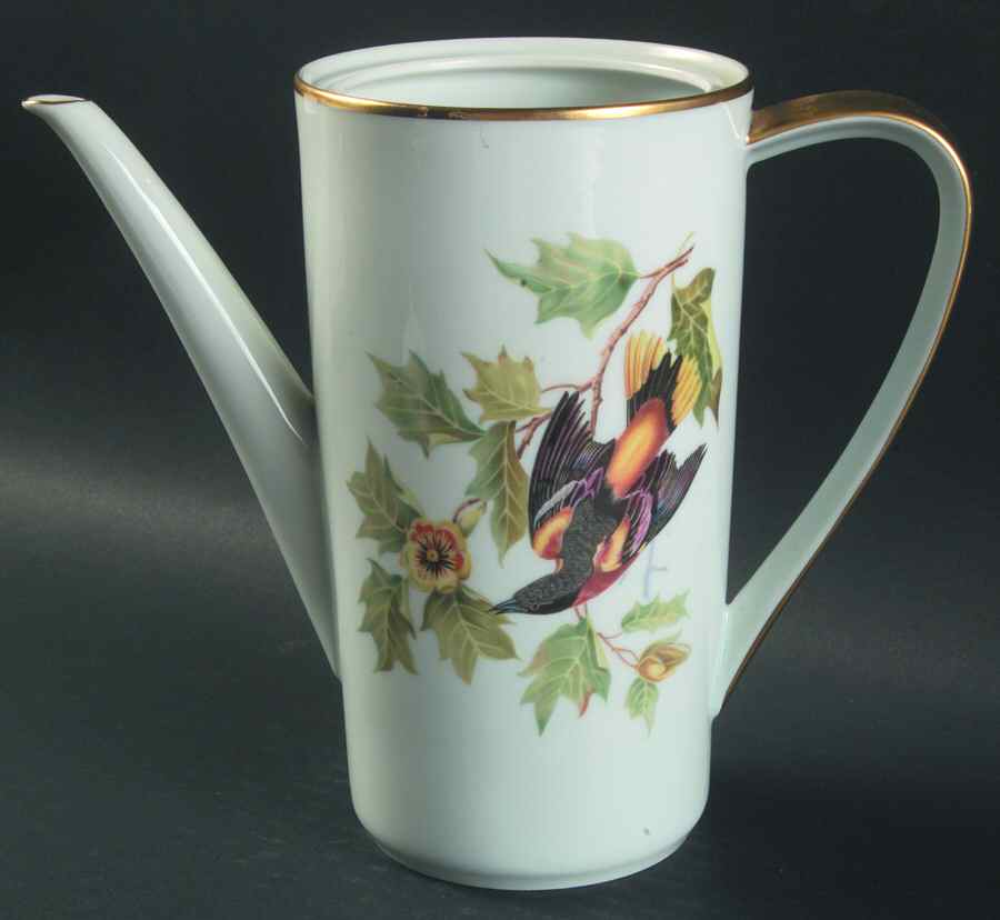 Audubon Bird Coffee Pot No Lid by Hutschenreuther-1