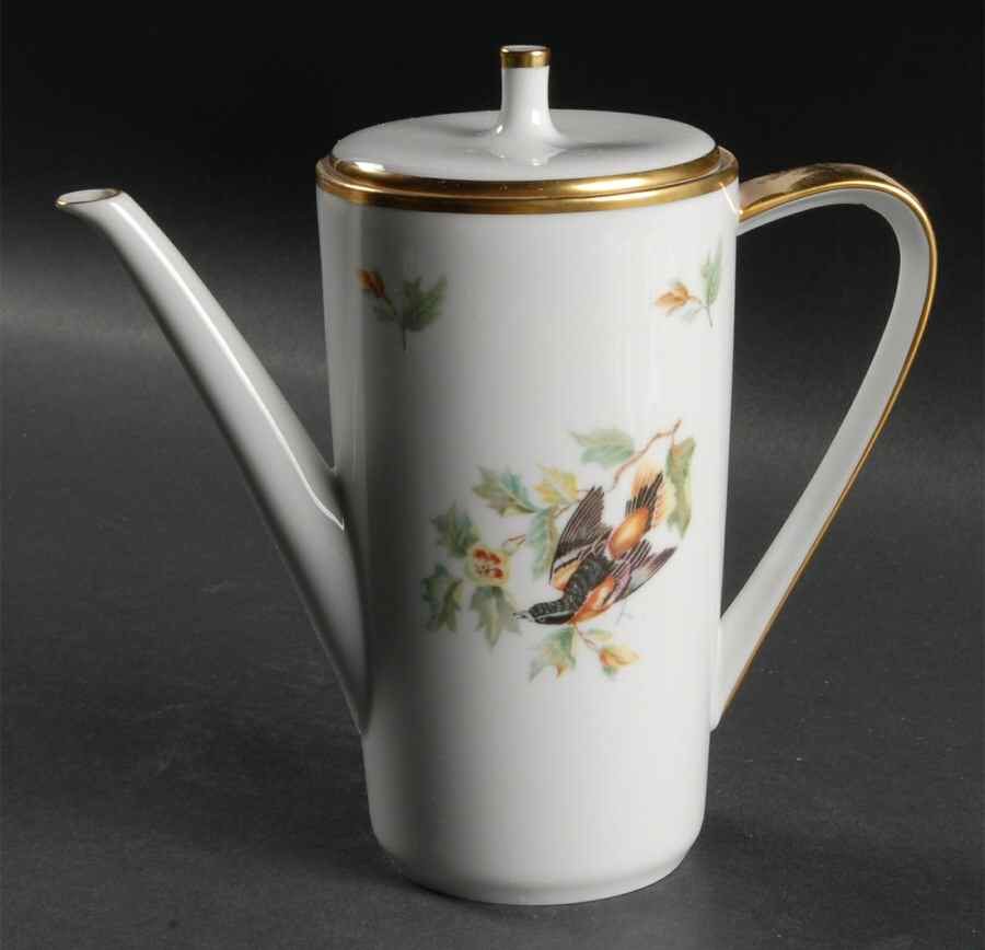 Audubon Bird Mini Coffee Pot & Lid by Hutschenreuther-1