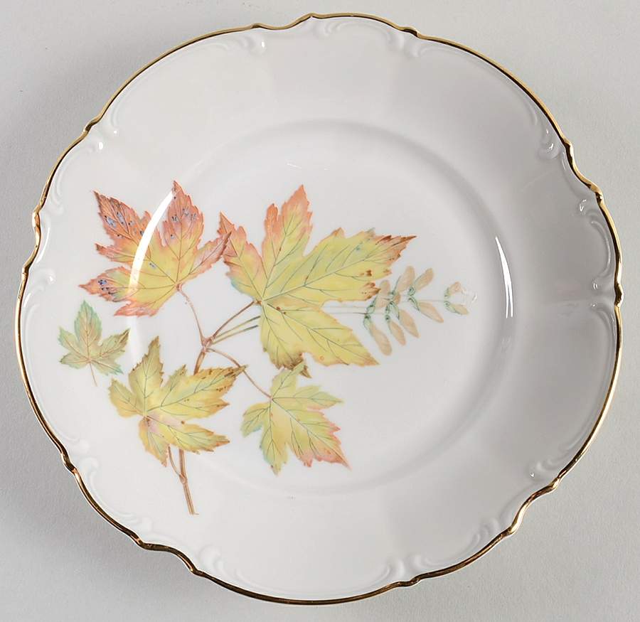 The Autumn Leaves Salad Plate by Hutschenreuther-1