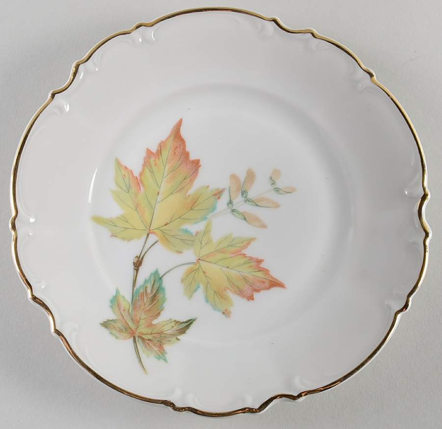 The Autumn Leaves Bread & Butter Plate by Hutschenreuther-1