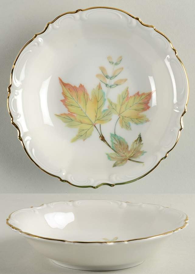 The Autumn Leaves Fruit/Dessert (Sauce) Bowl by Hutschenreuther-1