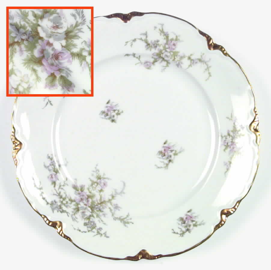 Avon Rose Dinner Plate by Hutschenreuther-1