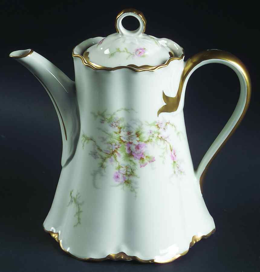 Avon Rose Coffee Pot & Lid by Hutschenreuther-1