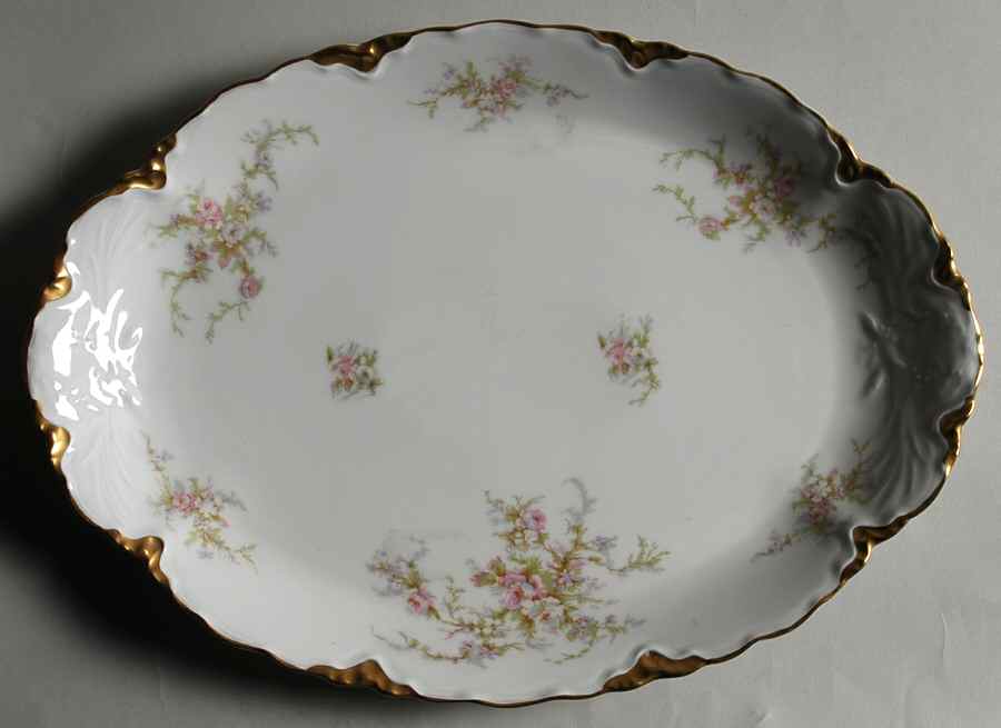 Avon Rose 13" Oval Serving Platter by Hutschenreuther-1
