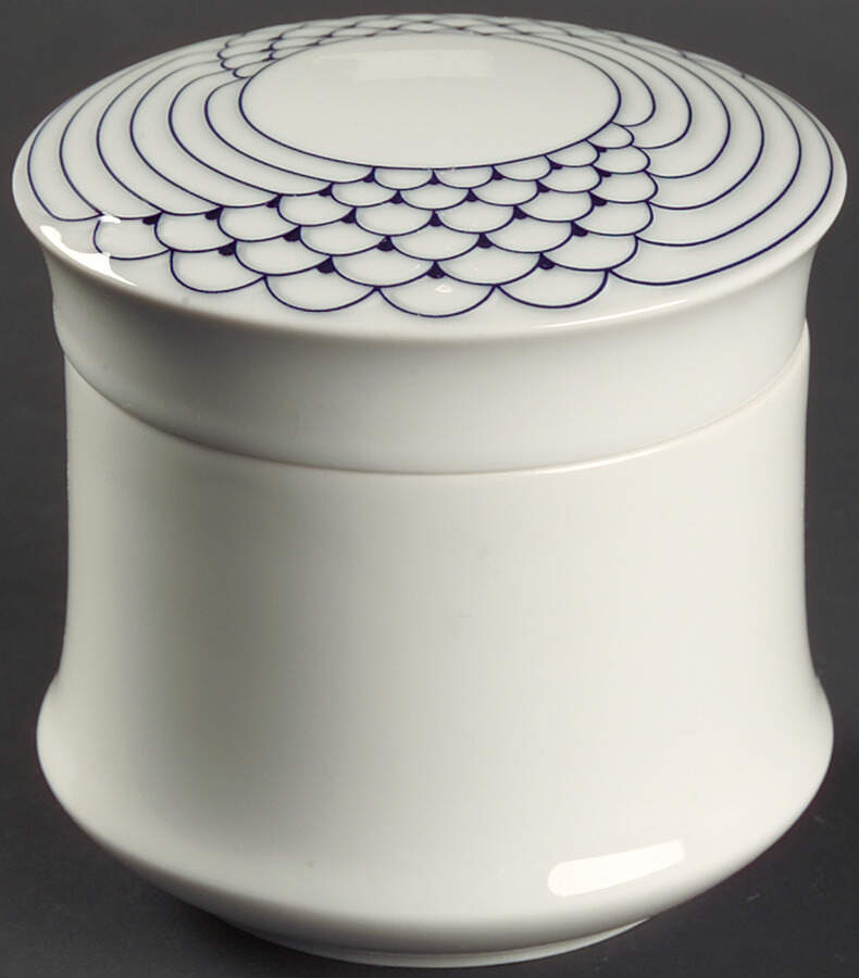 Azur Sugar Bowl & Lid by Hutschenreuther-1