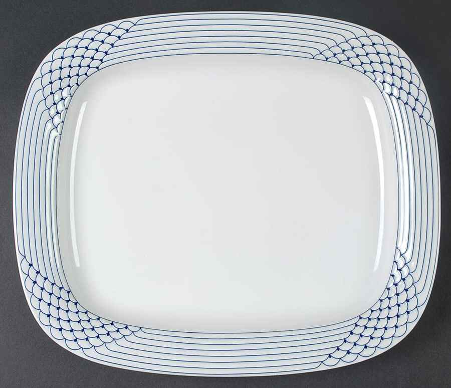 Azur 11" Rectangular Serving Platter by Hutschenreuther-1