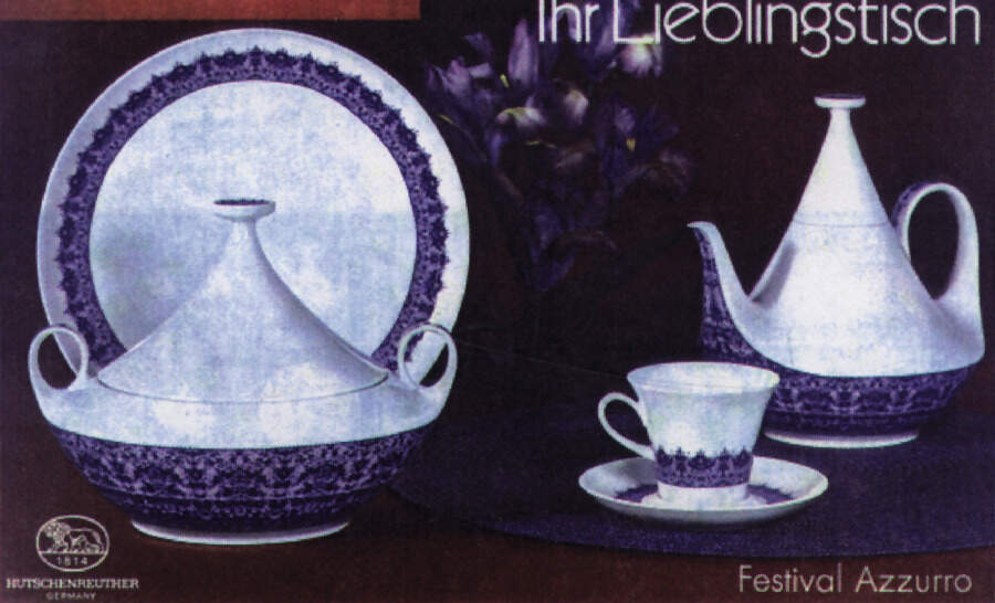 Azzurro Dinner Plate by Hutschenreuther-1
