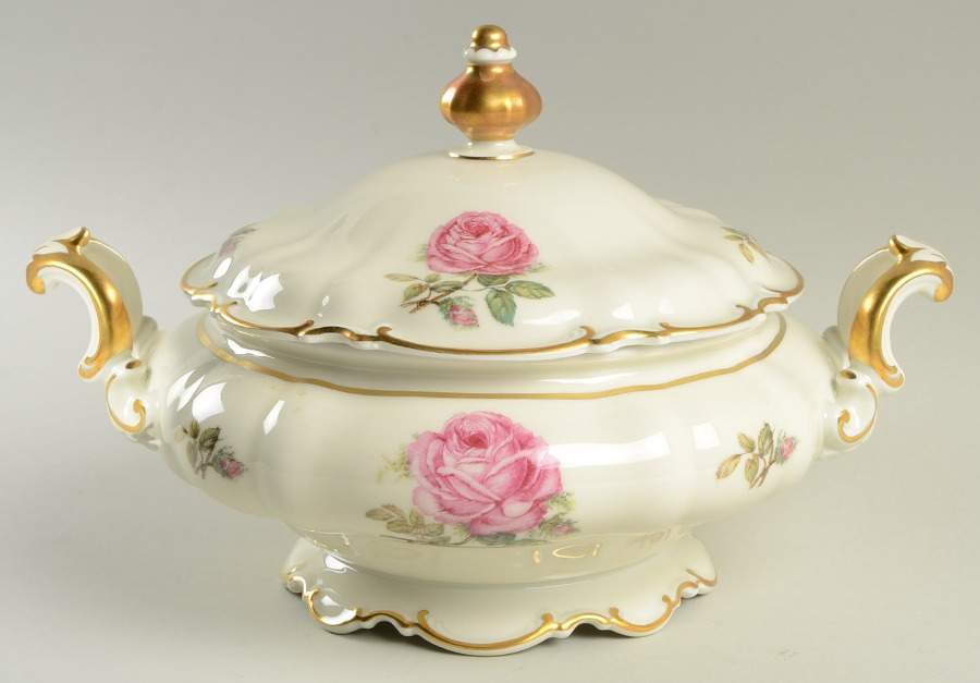 Barbara Round Covered Vegetable by Hutschenreuther-1