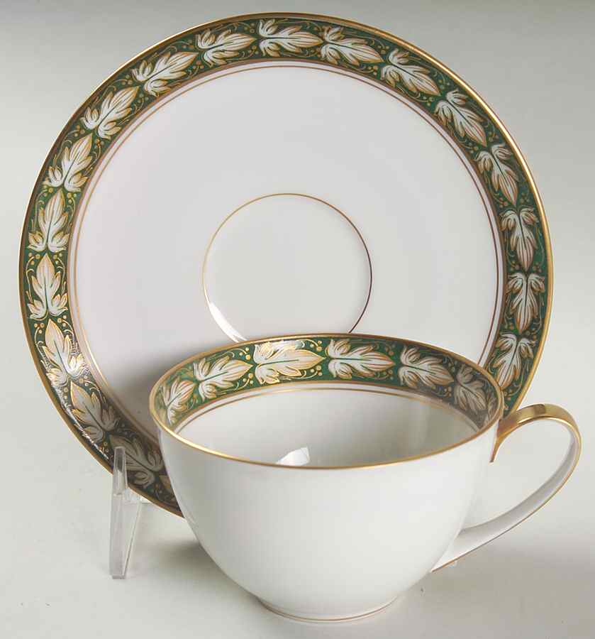 Baroness Flat Cup & Saucer Set by Hutschenreuther-1