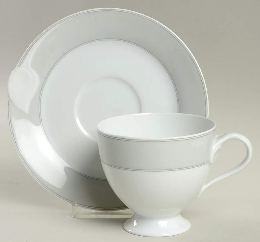 Bastille Footed Cup & Saucer Set by Hutschenreuther-1