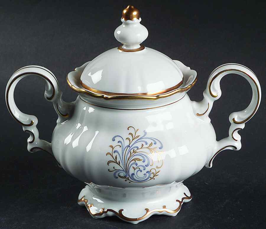 The Beautiful Sugar Bowl & Lid by Hutschenreuther-1