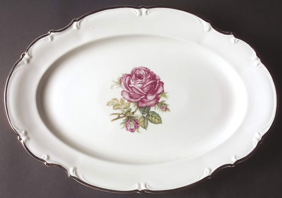 The Belrose 15" Oval Serving Platter by Hutschenreuther-1