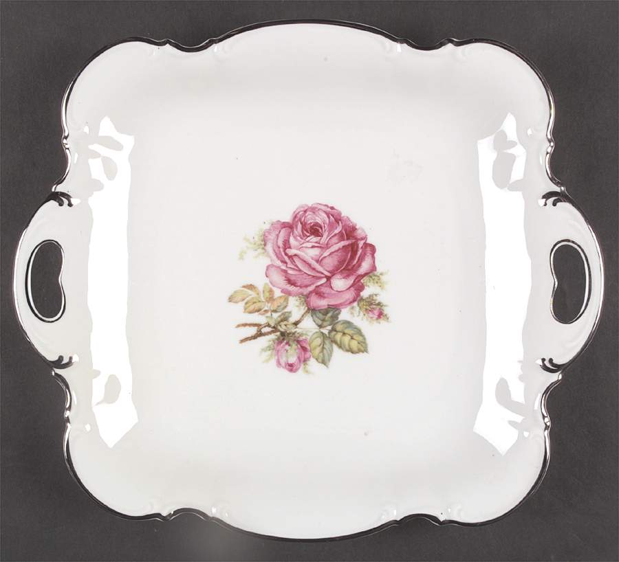 The Belrose Square Handled Cake Plate by Hutschenreuther-1