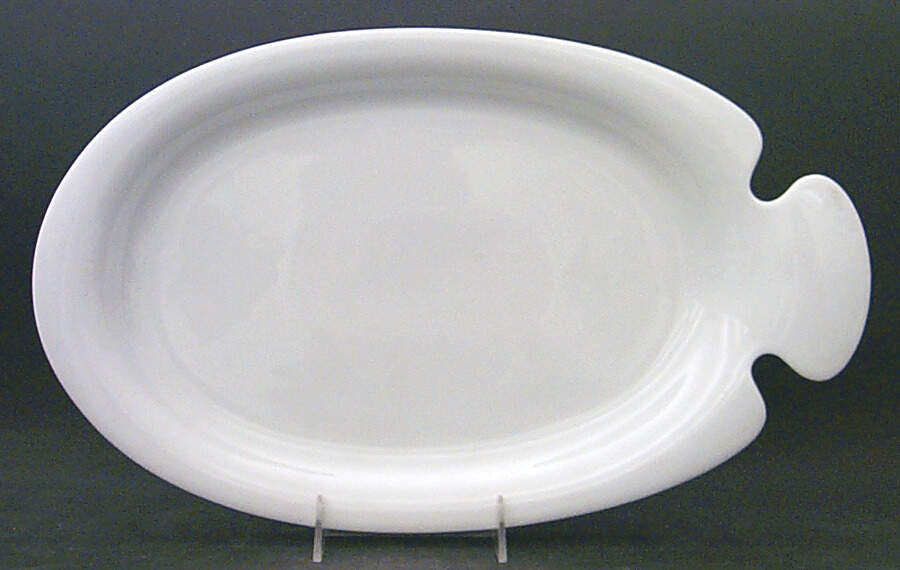 Bianca (Tavola Line) 17" Fish Platter by Hutschenreuther-1