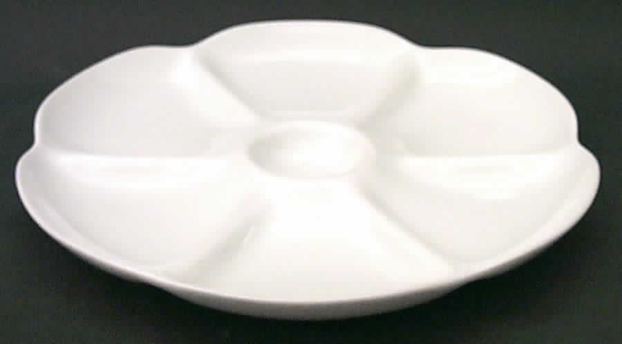Bianca (Tavola Line) Oyster Plate by Hutschenreuther-1