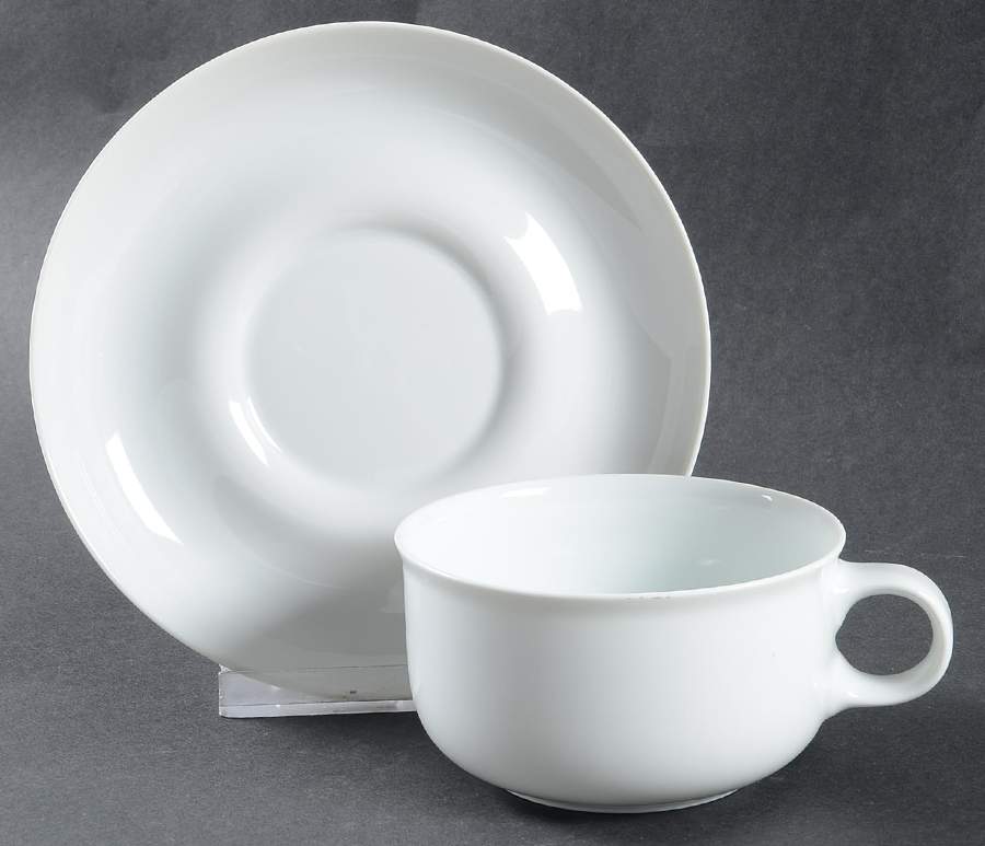 Bianca (Tavola Line) Breakfast Cup & Saucer Set by Hutschenreuther-1