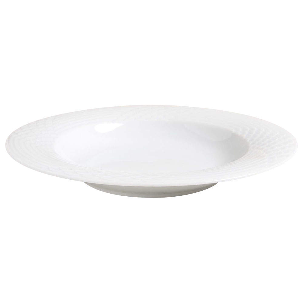 Bianca (Scala, Glossy) Large Rim Soup Bowl by Hutschenreuther-1
