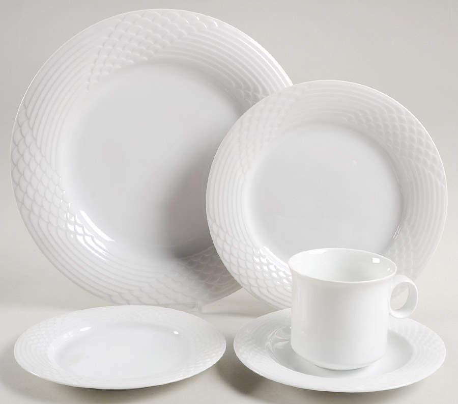 Bianca (Scala, Glossy) 5 Piece Place Setting by Hutschenreuther-1