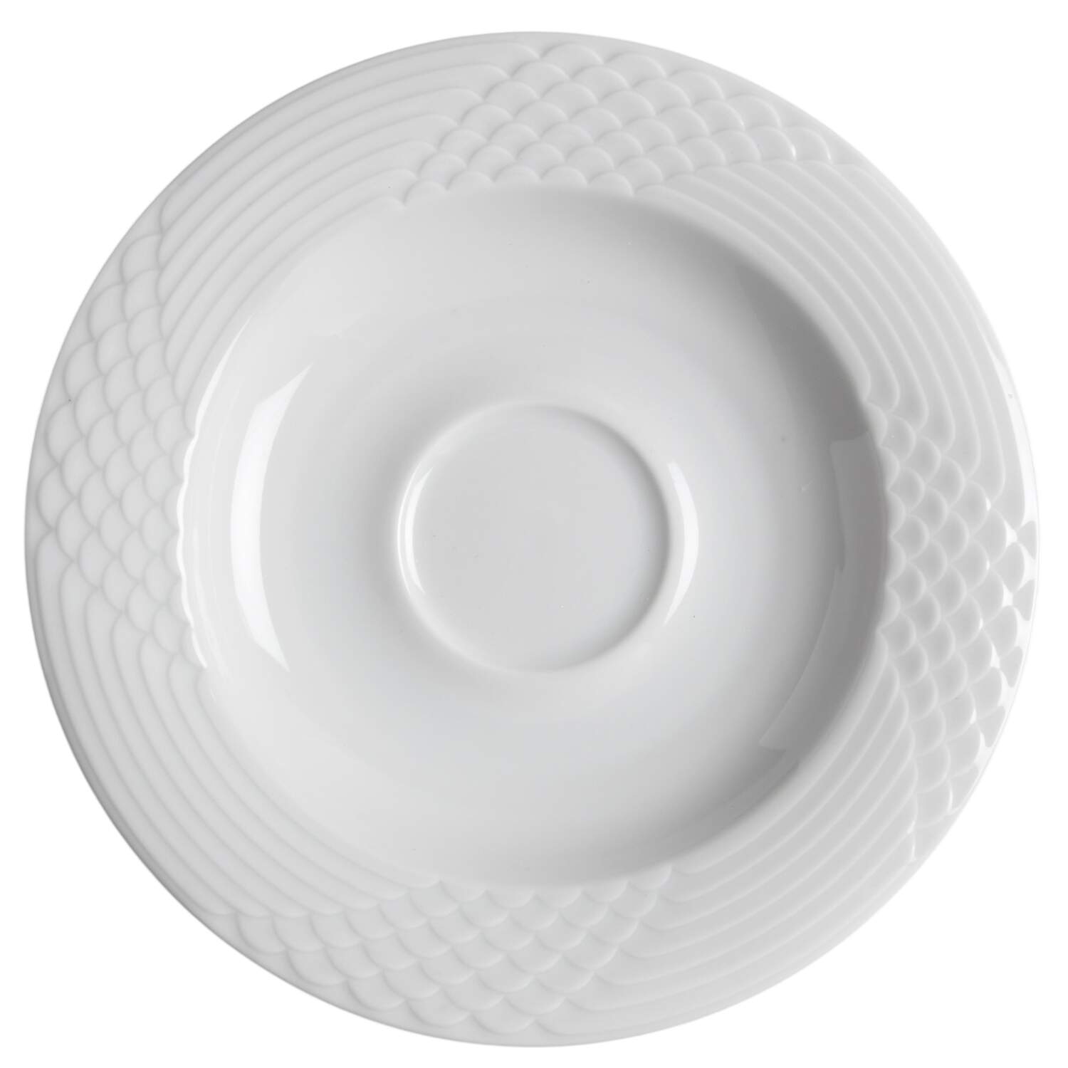 Bianca (Scala, Glossy) Saucer for Flat Cup by Hutschenreuther-1