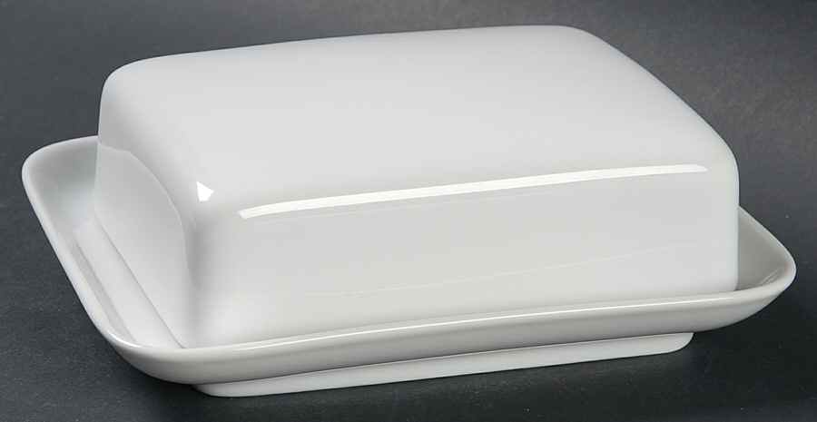 Bianca (Scala, Glossy) Square Covered Butter by Hutschenreuther-1