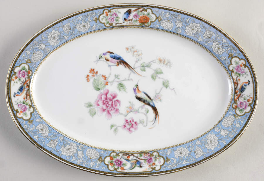 Bird of Paradise 13" Oval Serving Platter by Hutschenreuther-1