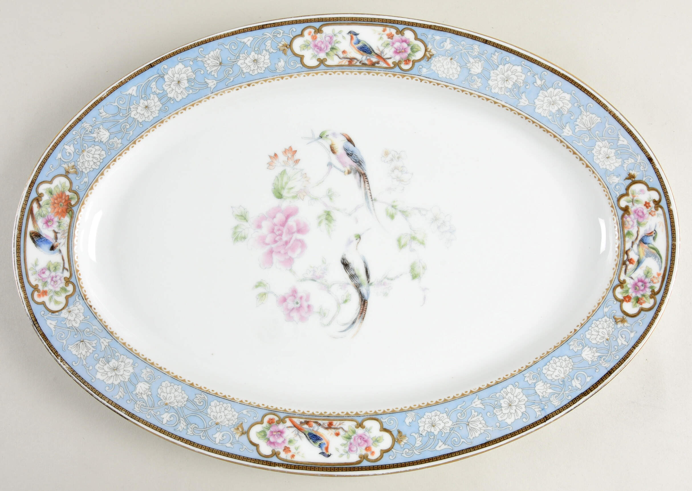 Bird of Paradise 15" Oval Serving Platter by Hutschenreuther-1