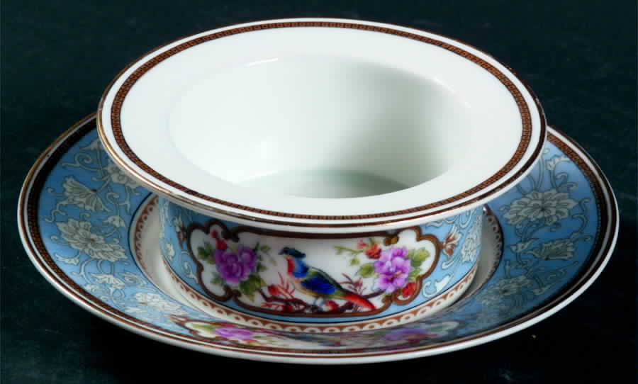 Bird of Paradise Ramekin & Saucer Set by Hutschenreuther-1