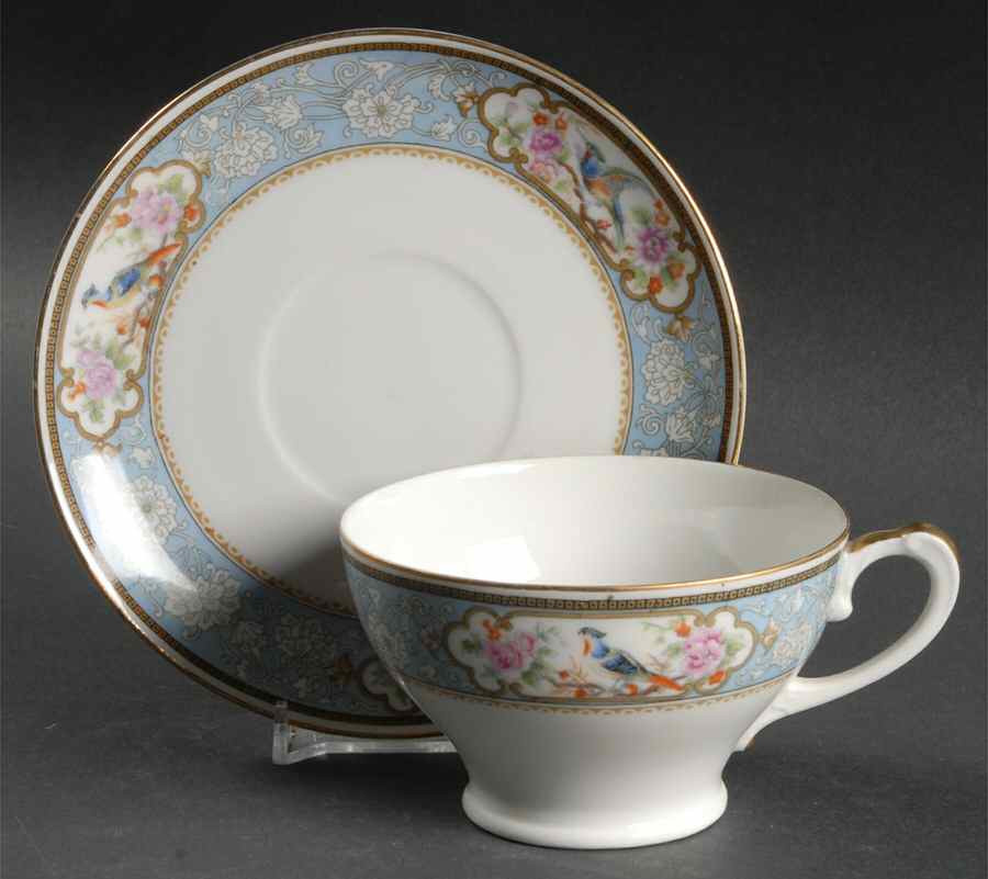 Bird of Paradise Oversized Cup & Saucer Set by Hutschenreuther-1