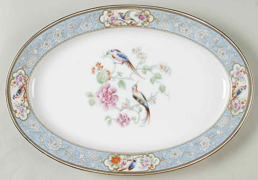 Bird of Paradise 14" Oval Serving Platter by Hutschenreuther-1