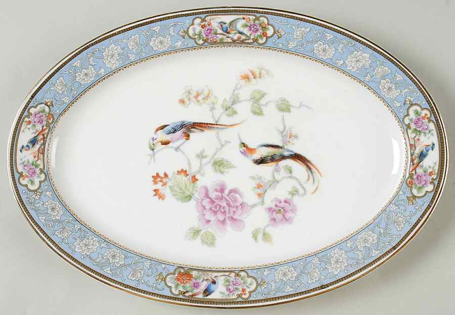 Bird of Paradise 12" Oval Serving Platter by Hutschenreuther-1