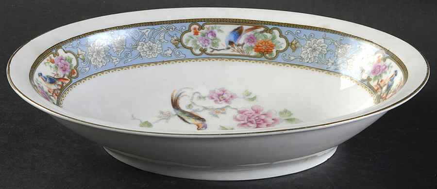Bird of Paradise 9" Oval Vegetable Bowl by Hutschenreuther-1