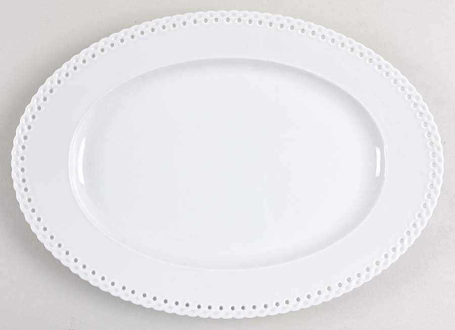 Blanche (Comtesse) 13" Oval Serving Platter by Hutschenreuther-1