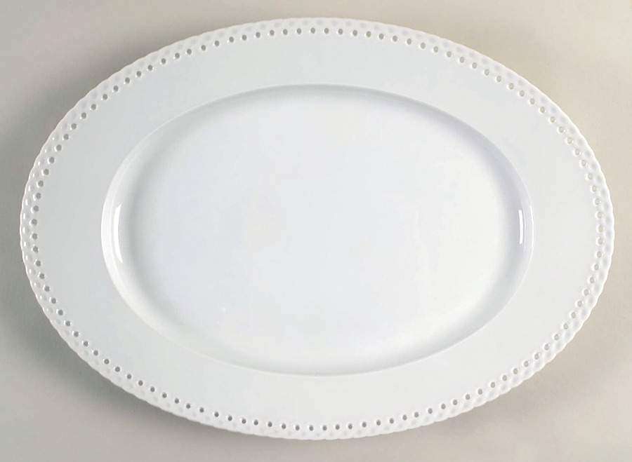 Blanche (Comtesse) 15" Oval Serving Platter by Hutschenreuther-1