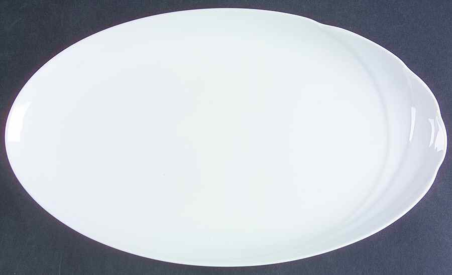 Blanche (Maxim's Line) 14" Oval Serving Platter by Hutschenreuther-1