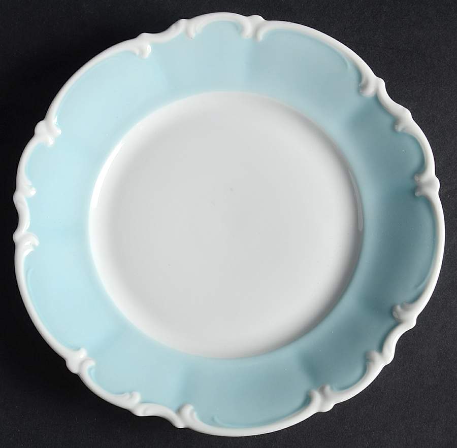 Blue Baroque Bread & Butter Plate by Hutschenreuther-1