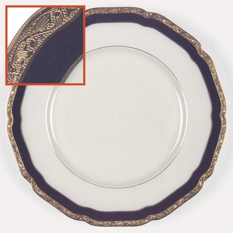 Blue Danube Dinner Plate by Hutschenreuther-1