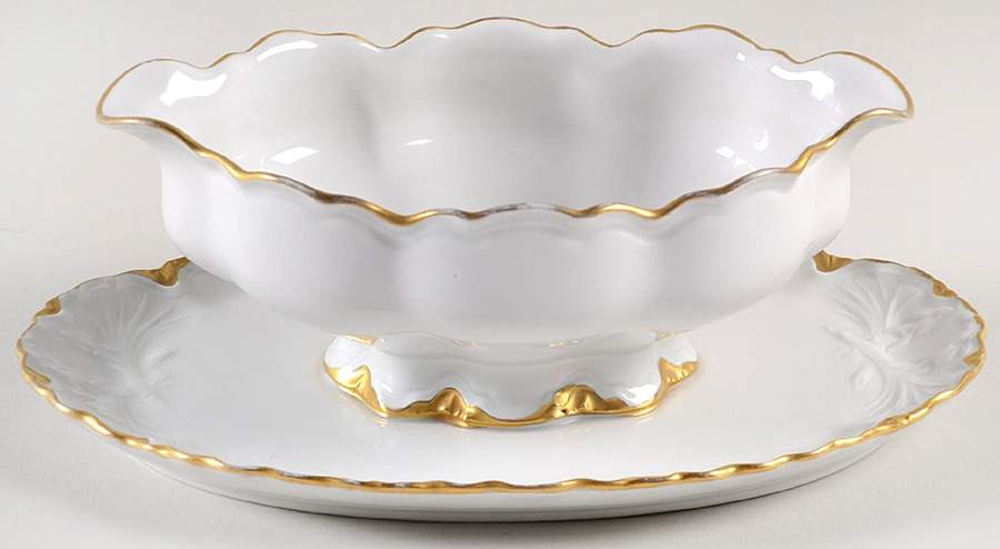 The Blenheim Gravy Boat with Attached Underplate by Hutschenreuther-1