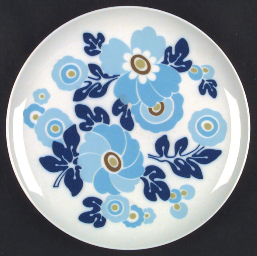 Blue Flower Dinner Plate by Hutschenreuther-1