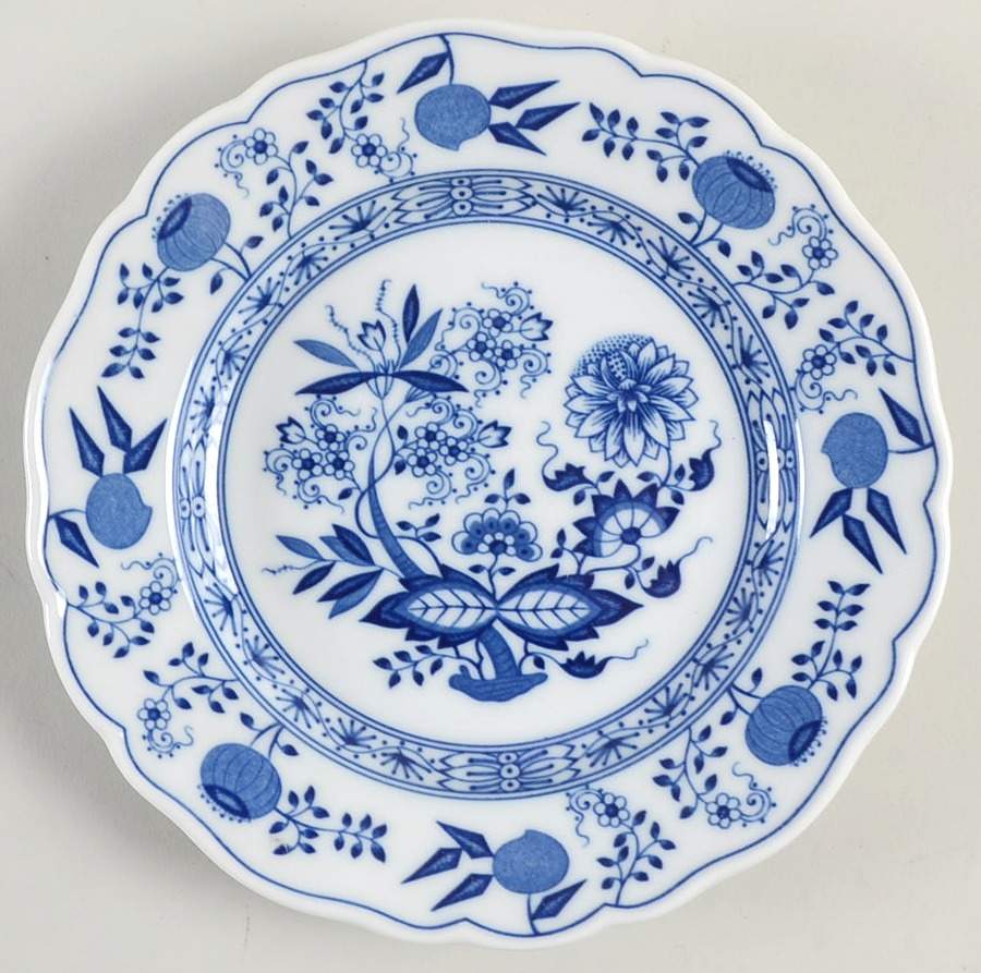 Blue Onion Salad/Dessert Plate by Hutschenreuther-1