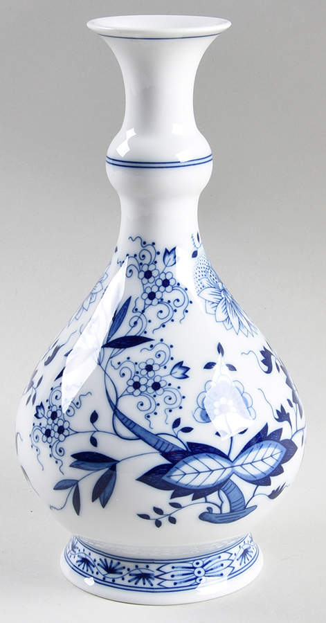Blue Onion 9" Bud Vase by Hutschenreuther-1