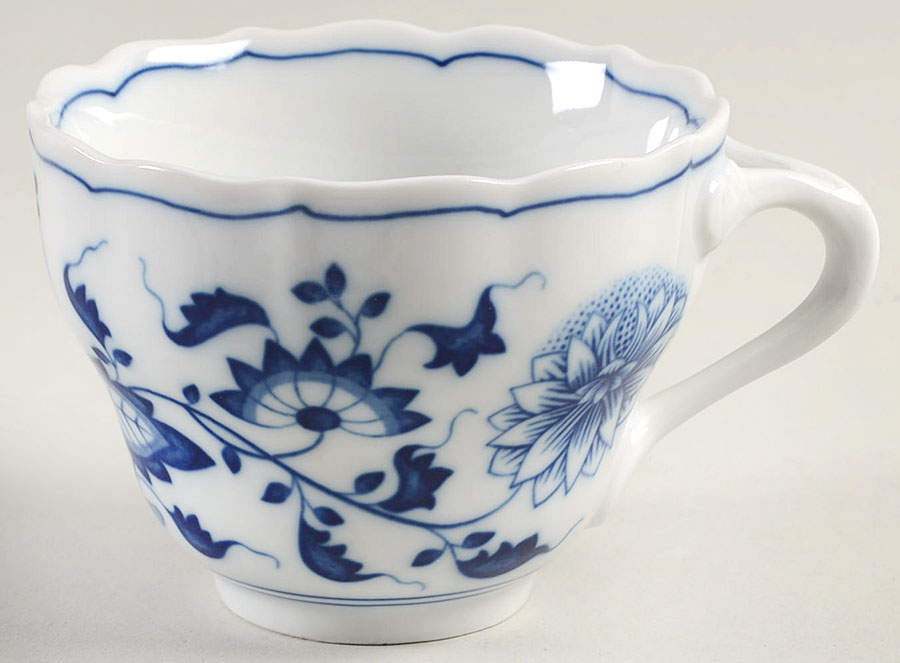 Blue Onion Flat Cup by Hutschenreuther-1