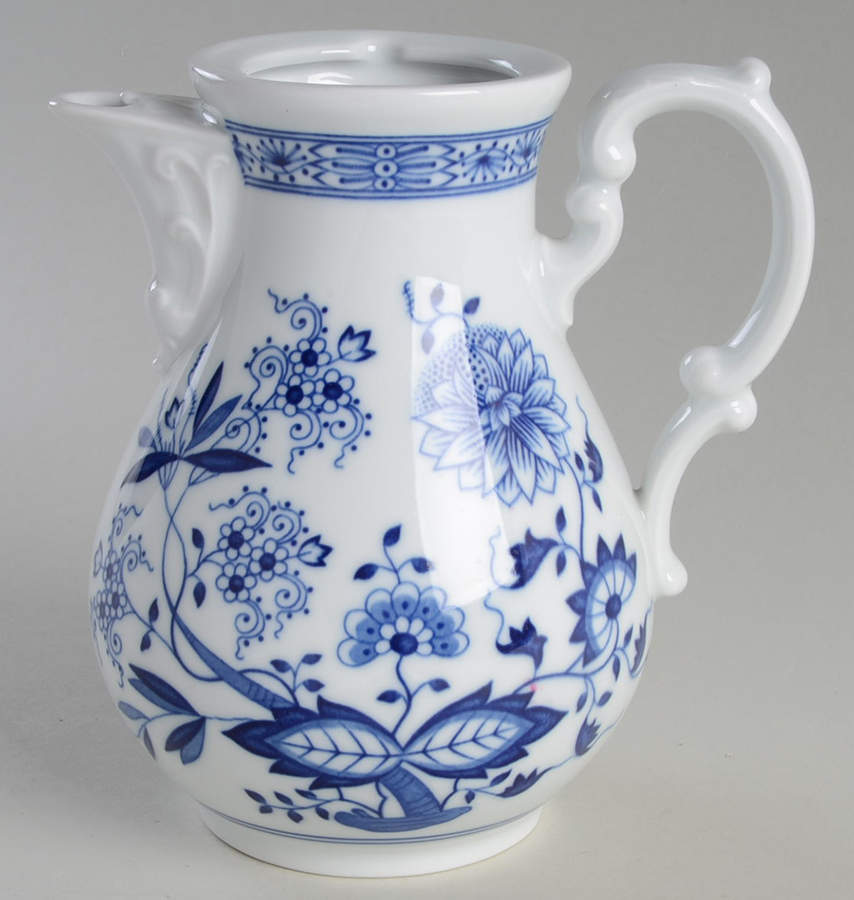 Blue Onion Small Coffee Pot No Lid by Hutschenreuther-1