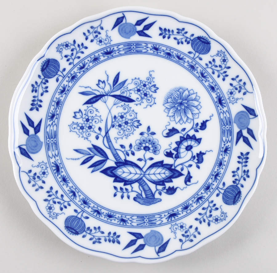 Blue Onion Coupe Luncheon Plate by Hutschenreuther-1