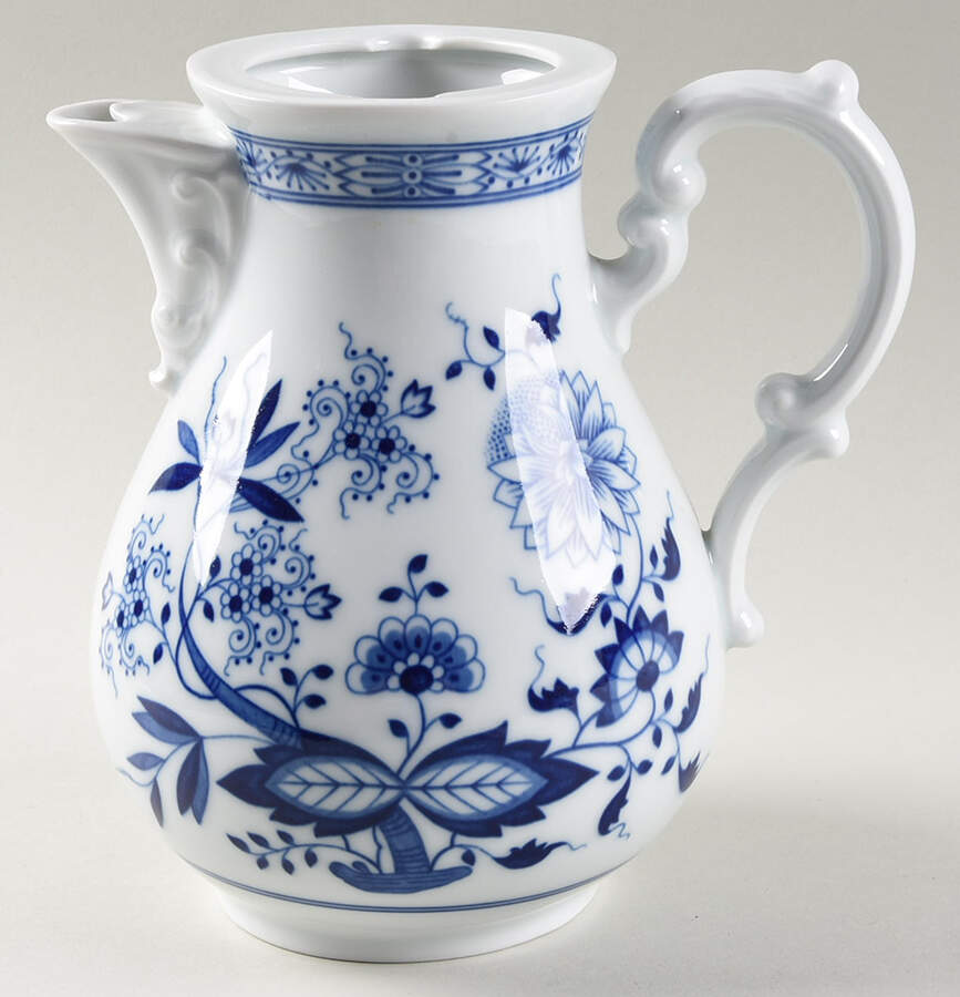 Blue Onion Coffee Pot No Lid by Hutschenreuther-1