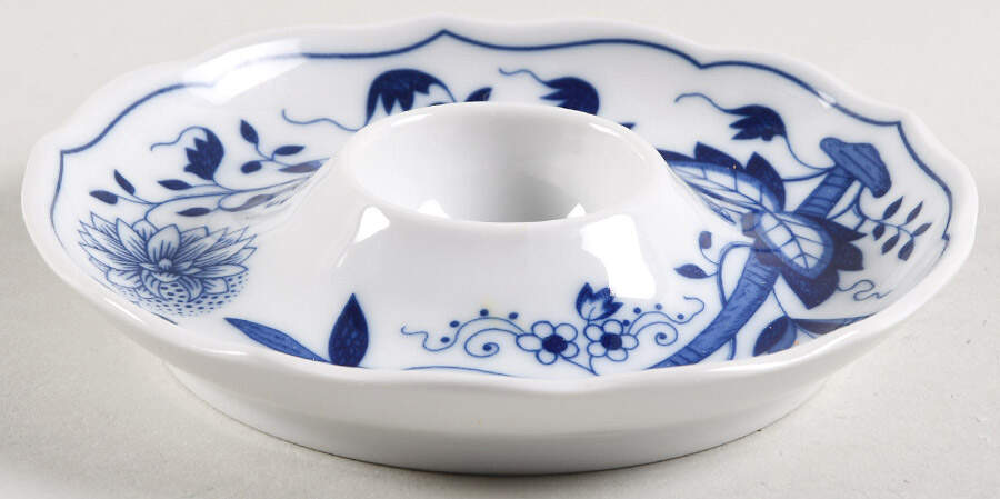 Blue Onion Egg Holder by Hutschenreuther-1