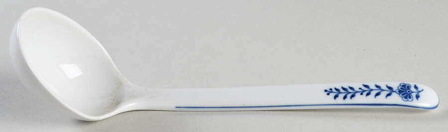 Blue Onion Solid Piece Sauce Ladle by Hutschenreuther-1