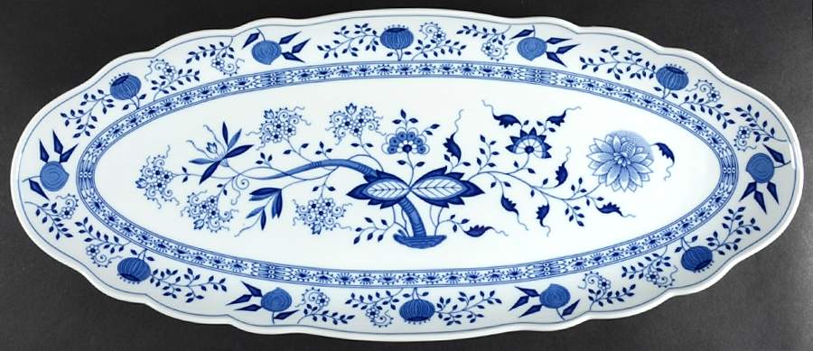Blue Onion 23" Fish Platter by Hutschenreuther-1
