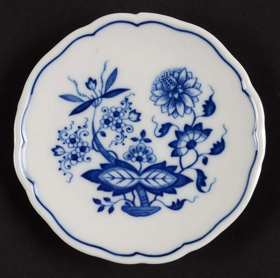 Blue Onion Butter Pat by Hutschenreuther-1